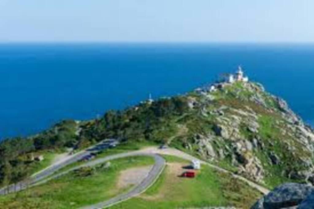 Junto Camino De Santiago,1ª Linea De Playa Apartment Финистере Екстериор снимка