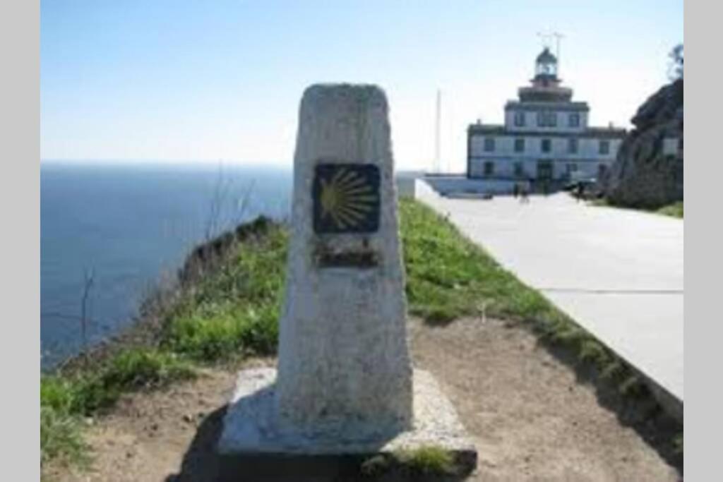 Junto Camino De Santiago,1ª Linea De Playa Apartment Финистере Екстериор снимка