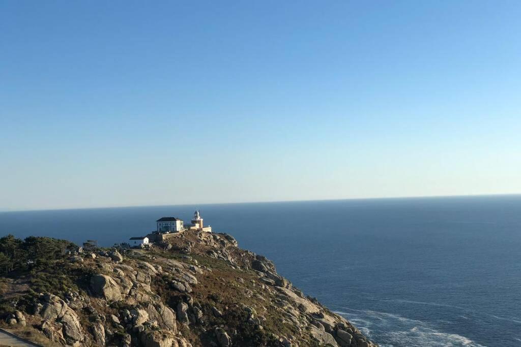 Junto Camino De Santiago,1ª Linea De Playa Apartment Финистере Екстериор снимка