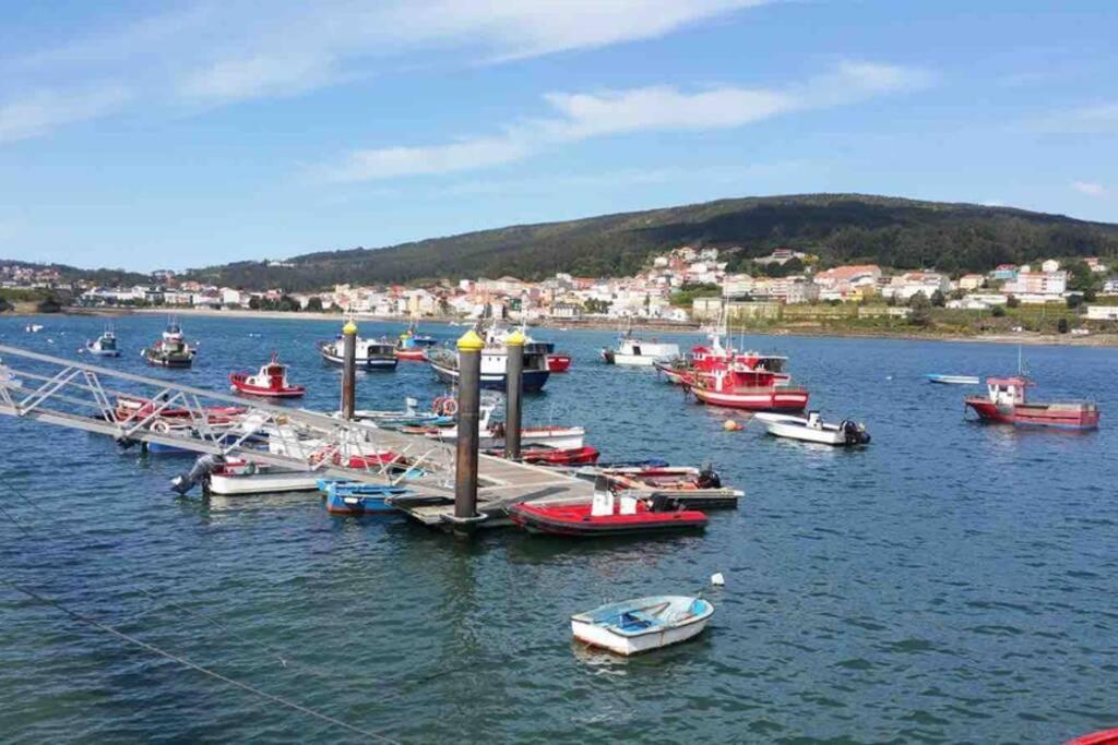 Junto Camino De Santiago,1ª Linea De Playa Apartment Финистере Екстериор снимка