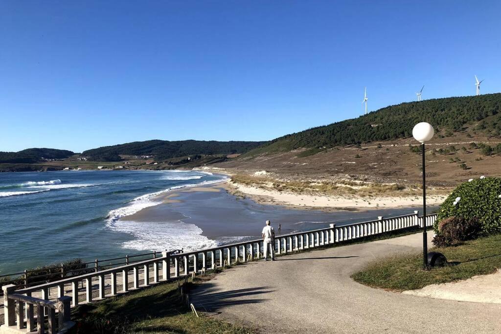 Junto Camino De Santiago,1ª Linea De Playa Apartment Финистере Екстериор снимка