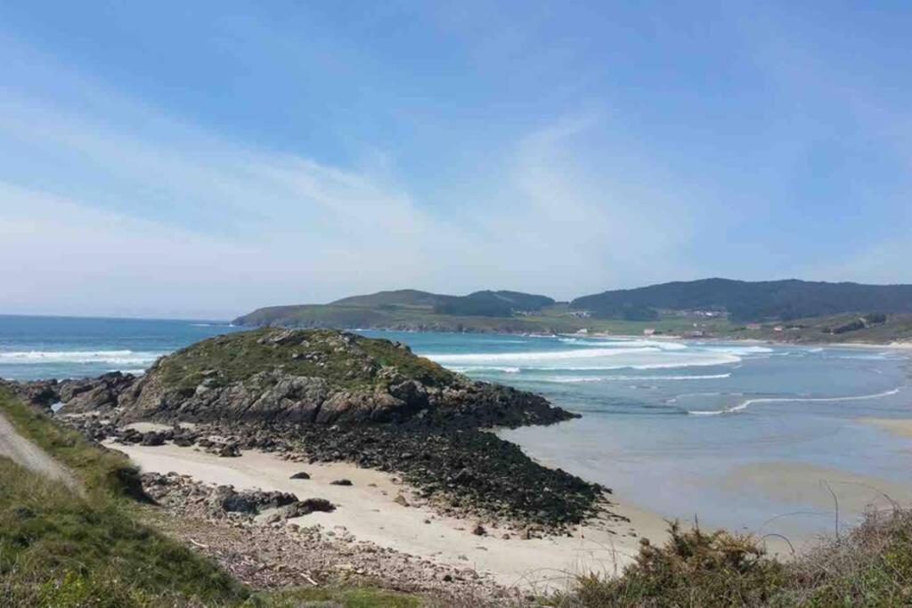 Junto Camino De Santiago,1ª Linea De Playa Apartment Финистере Екстериор снимка