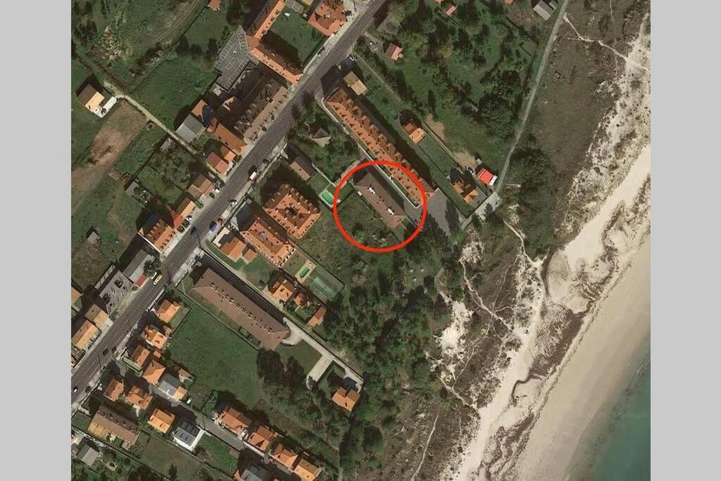 Junto Camino De Santiago,1ª Linea De Playa Apartment Финистере Екстериор снимка