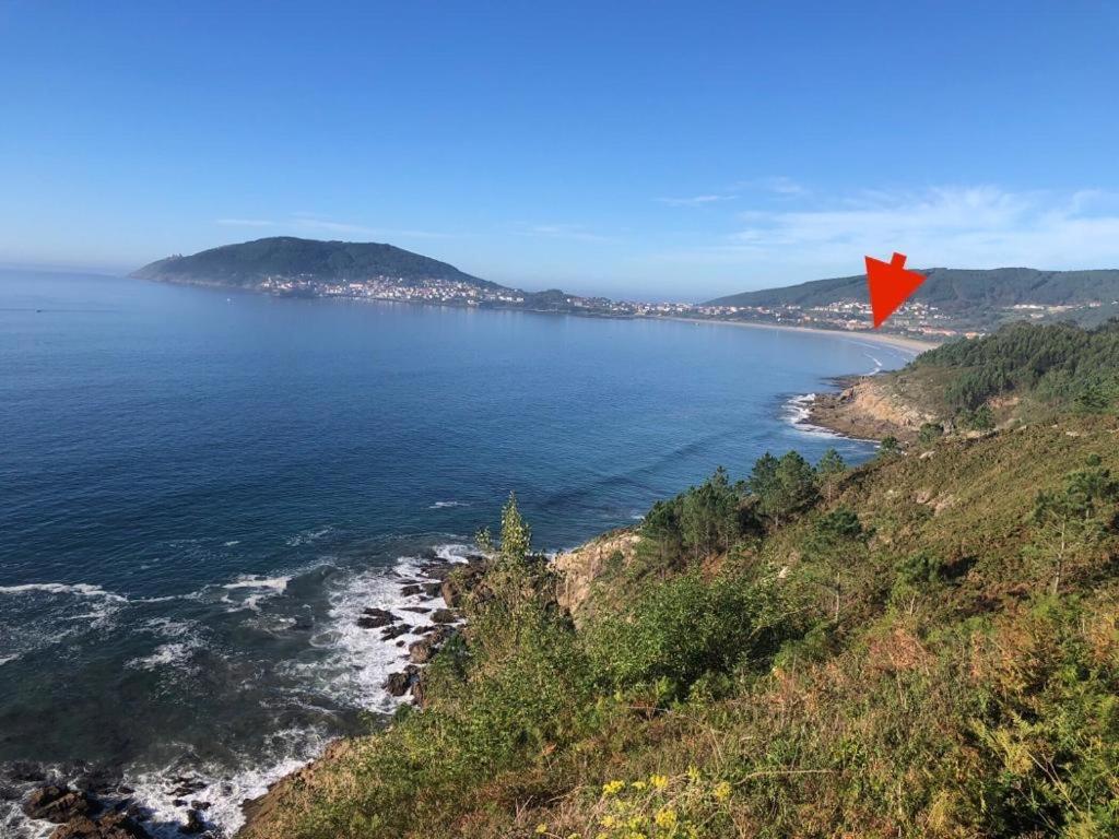 Junto Camino De Santiago,1ª Linea De Playa Apartment Финистере Екстериор снимка